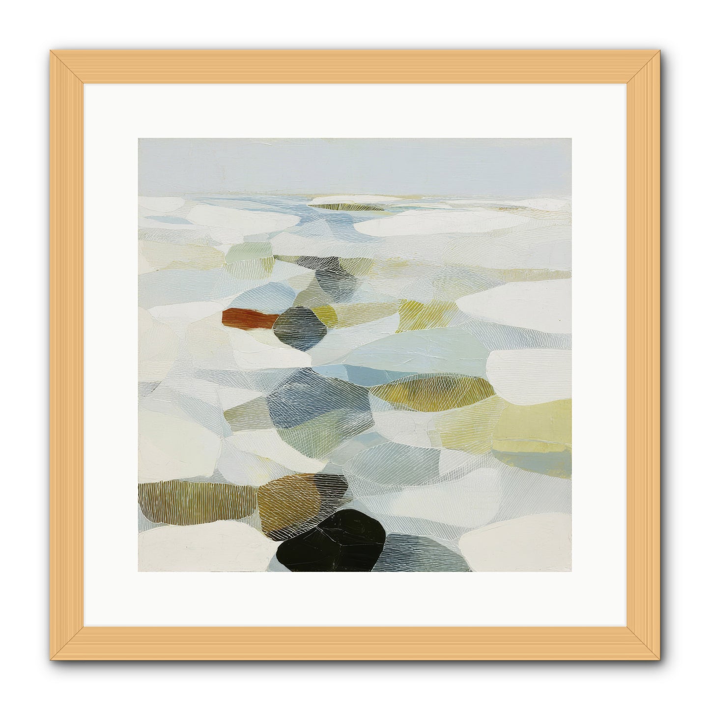 Porcelain Outlaw -- Framed Print - Natural 16x16