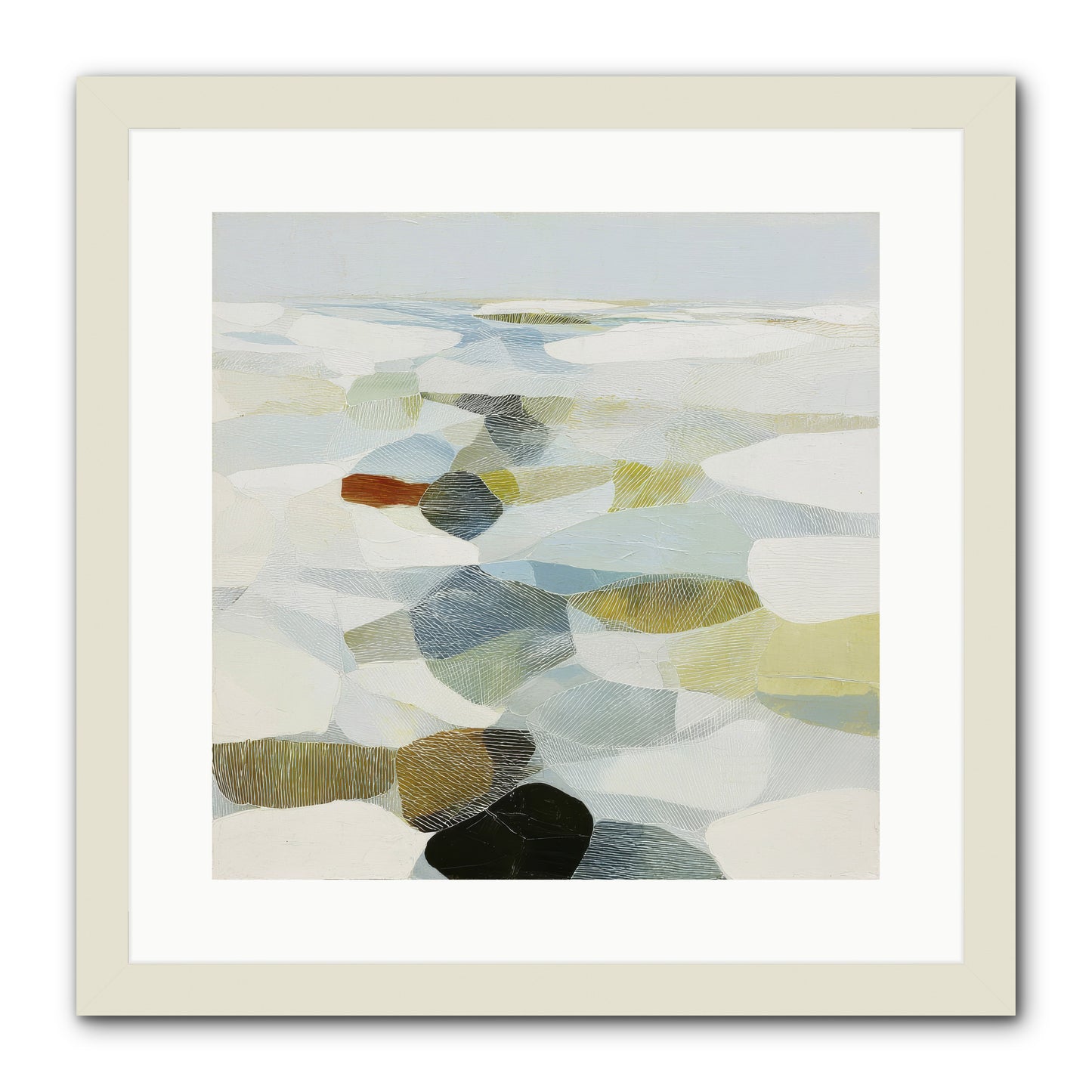 Porcelain Outlaw -- Framed Print - White 16x16