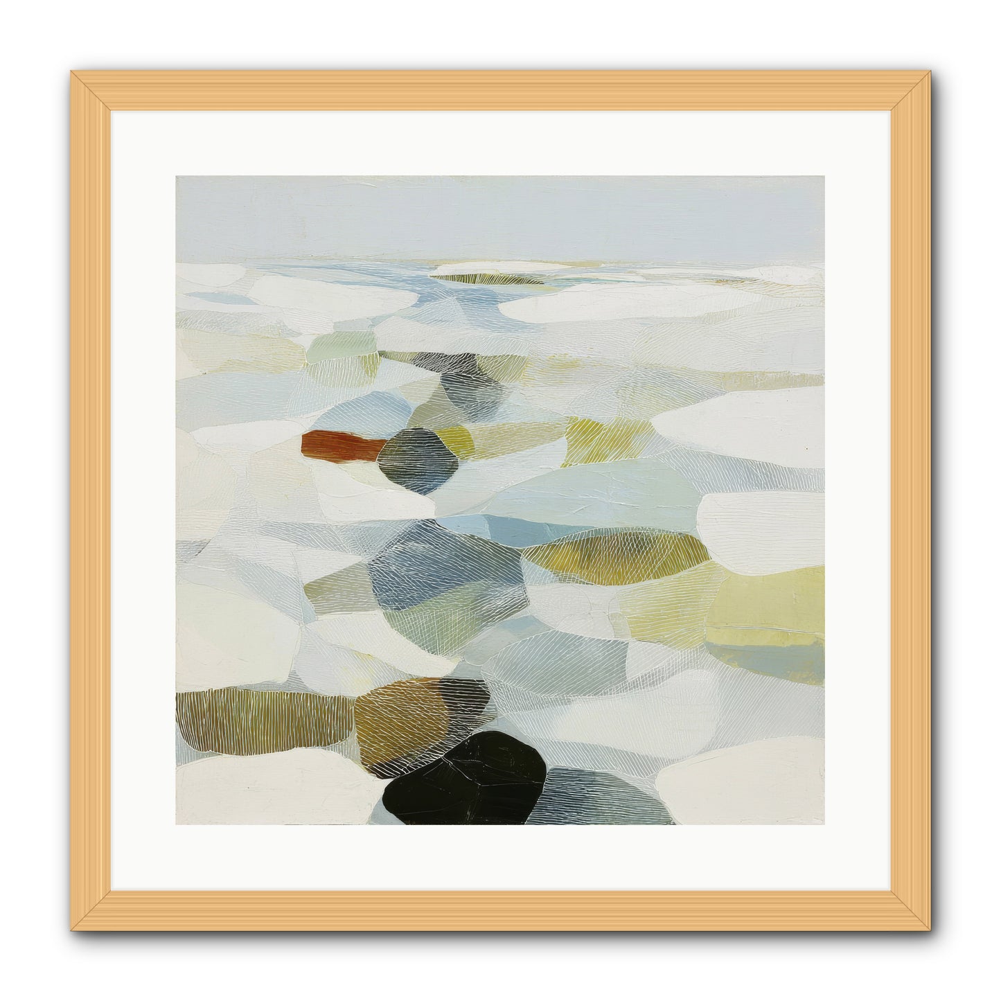Porcelain Outlaw -- Framed Print - Natural 20x20