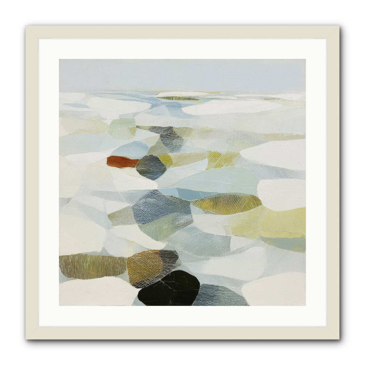 Porcelain Outlaw -- Framed Print - White 24x24