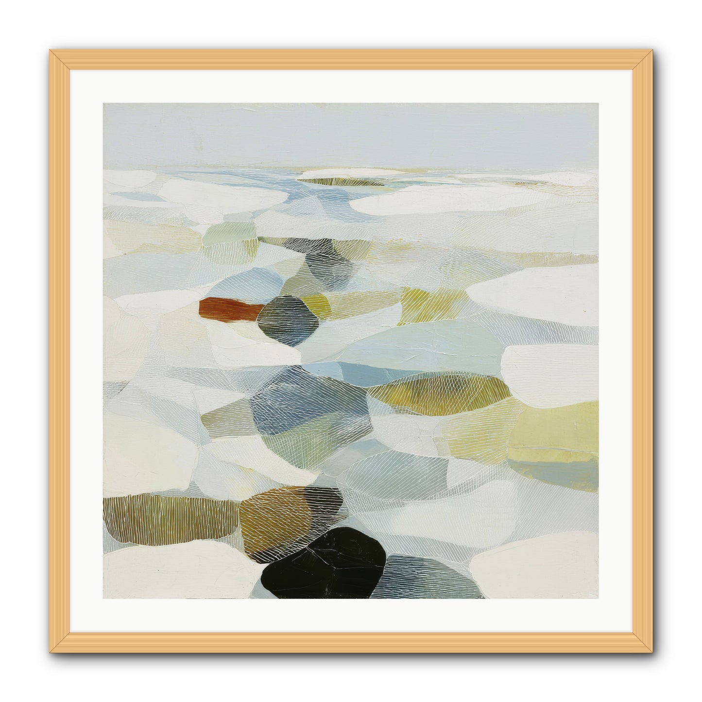 Porcelain Outlaw -- Framed Print - Natural 30x30