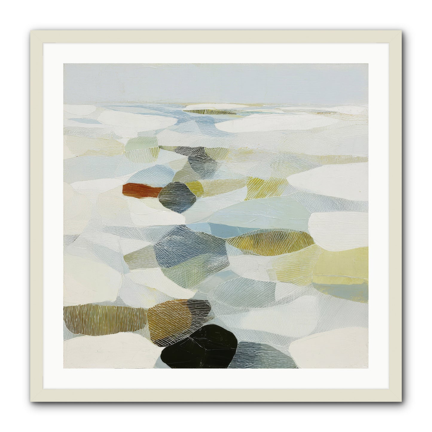 Porcelain Outlaw -- Framed Print - White 30x30
