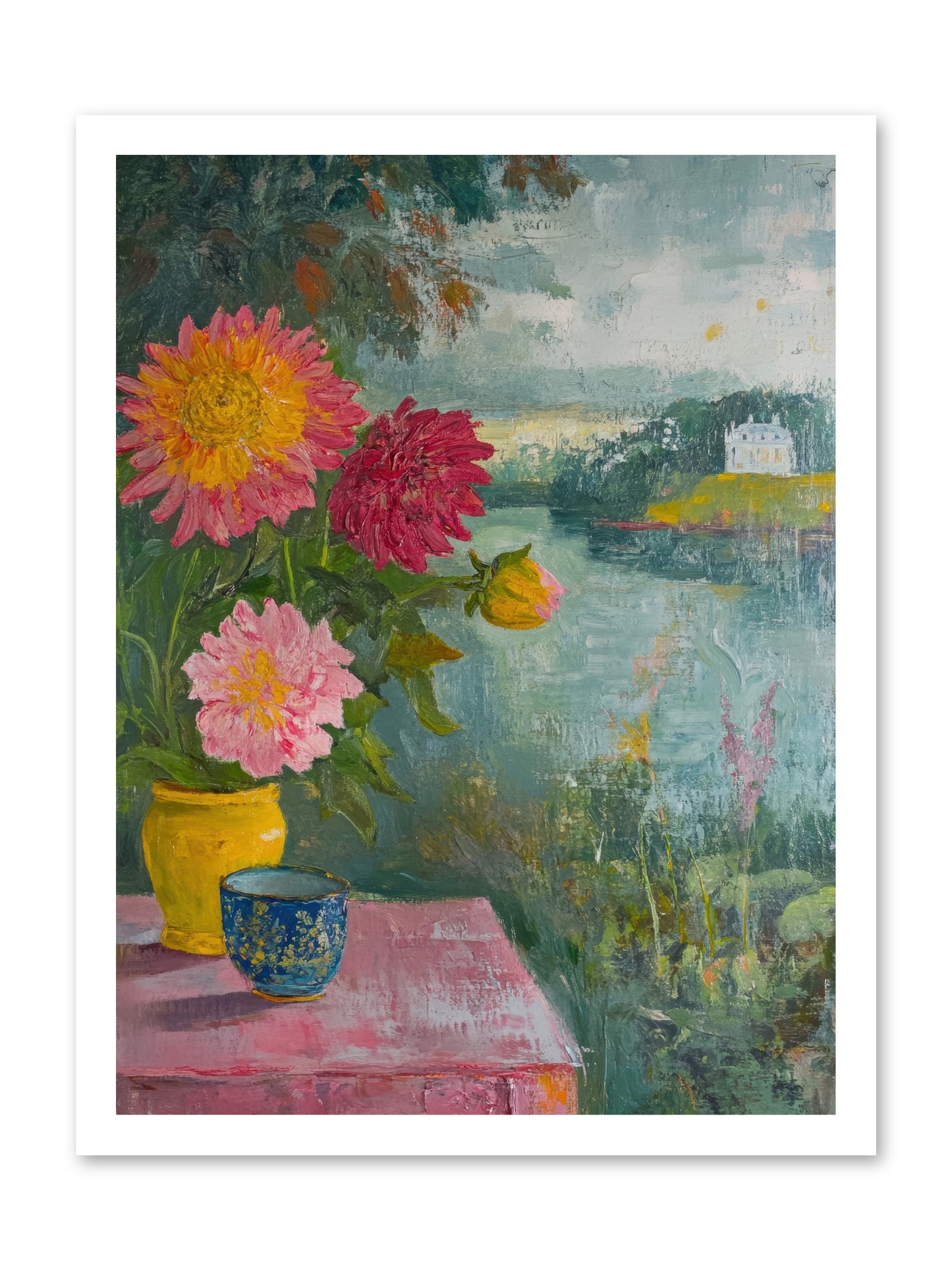Portico Romance -- Paper Print 18x24