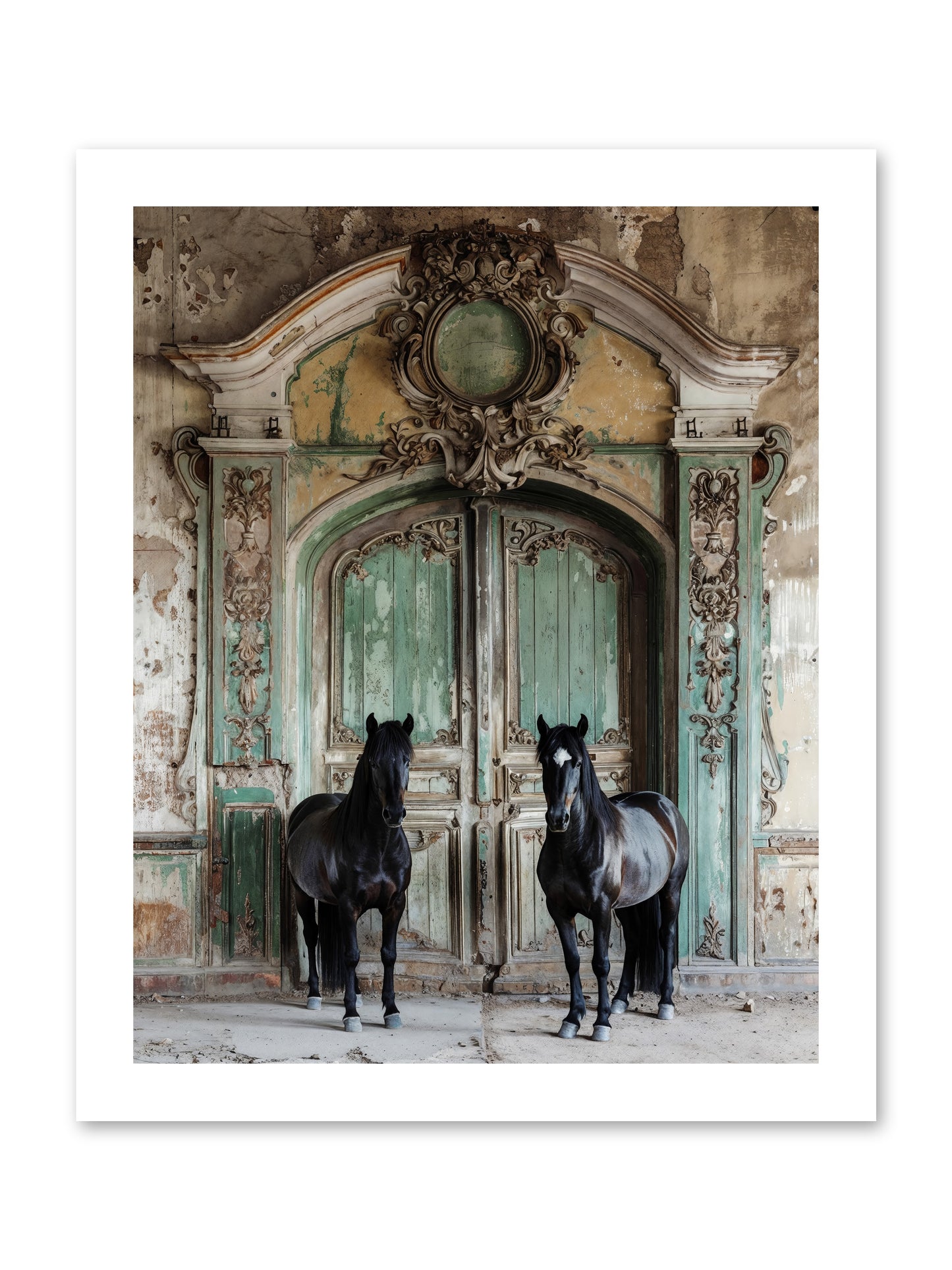 Portico To Midnight Equestria -- Paper Print 12x15