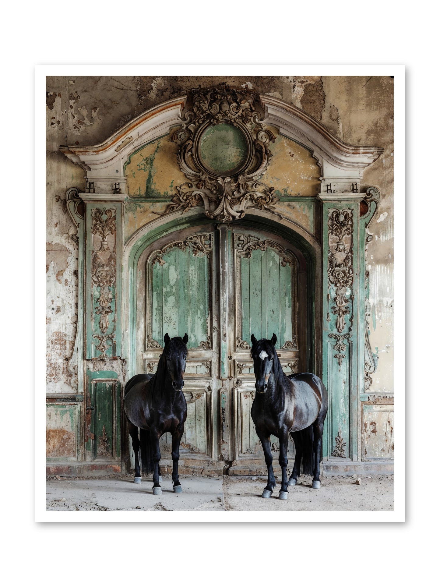 Portico To Midnight Equestria -- Paper Print 32x40