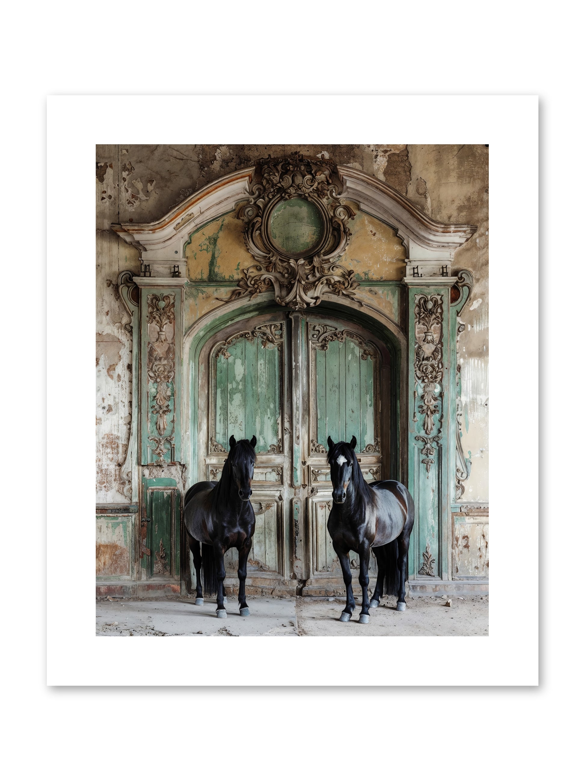 Portico To Midnight Equestria -- Paper Print 8x10