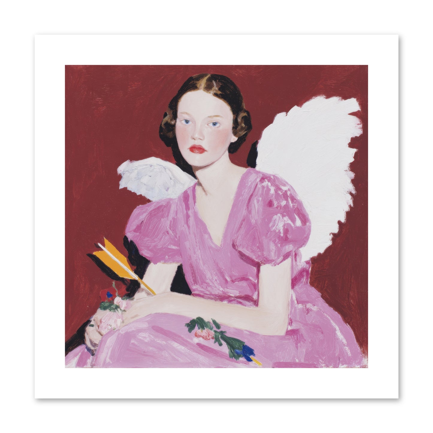 Portrait at the Threshold of Always -- Loose Canvas Print 10x10