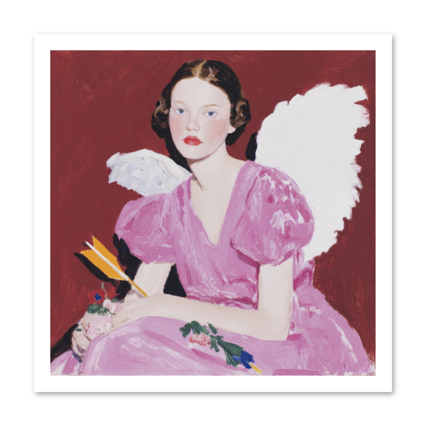 Portrait at the Threshold of Always -- Loose Canvas Print 20x20