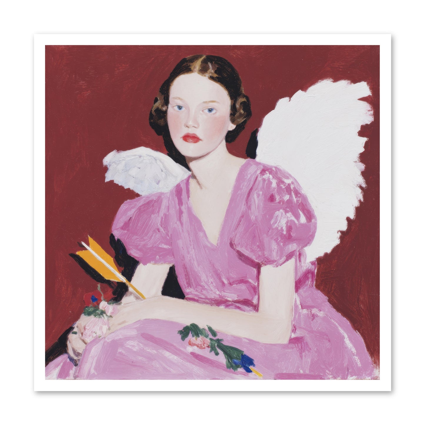 Portrait at the Threshold of Always -- Paper Print 30x30
