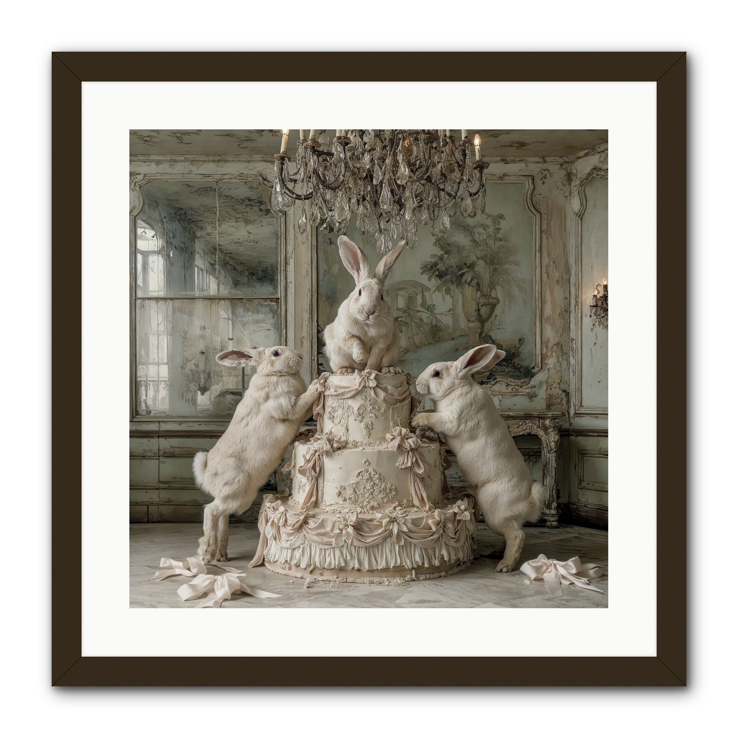 Portrait in the Sugar Court -- Framed Print - Black 20x20