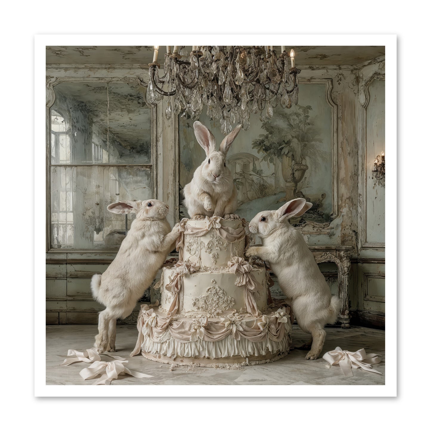 Portrait in the Sugar Court -- Paper Print 30x30