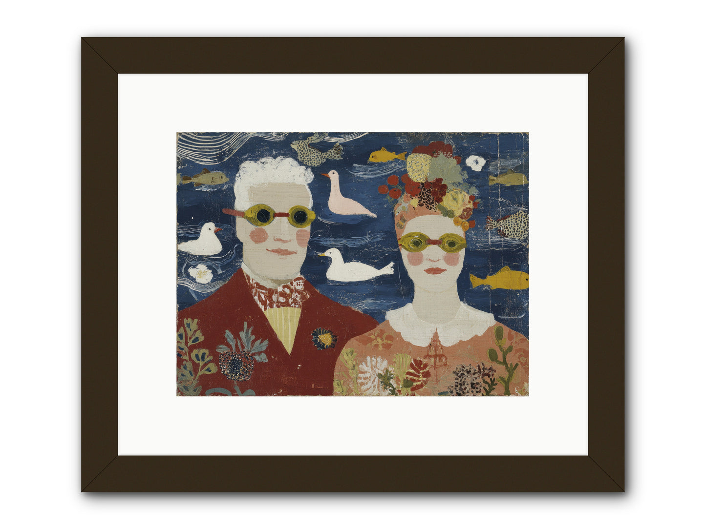 Portrait of Pure Delight -- Framed Print - Black 12x9