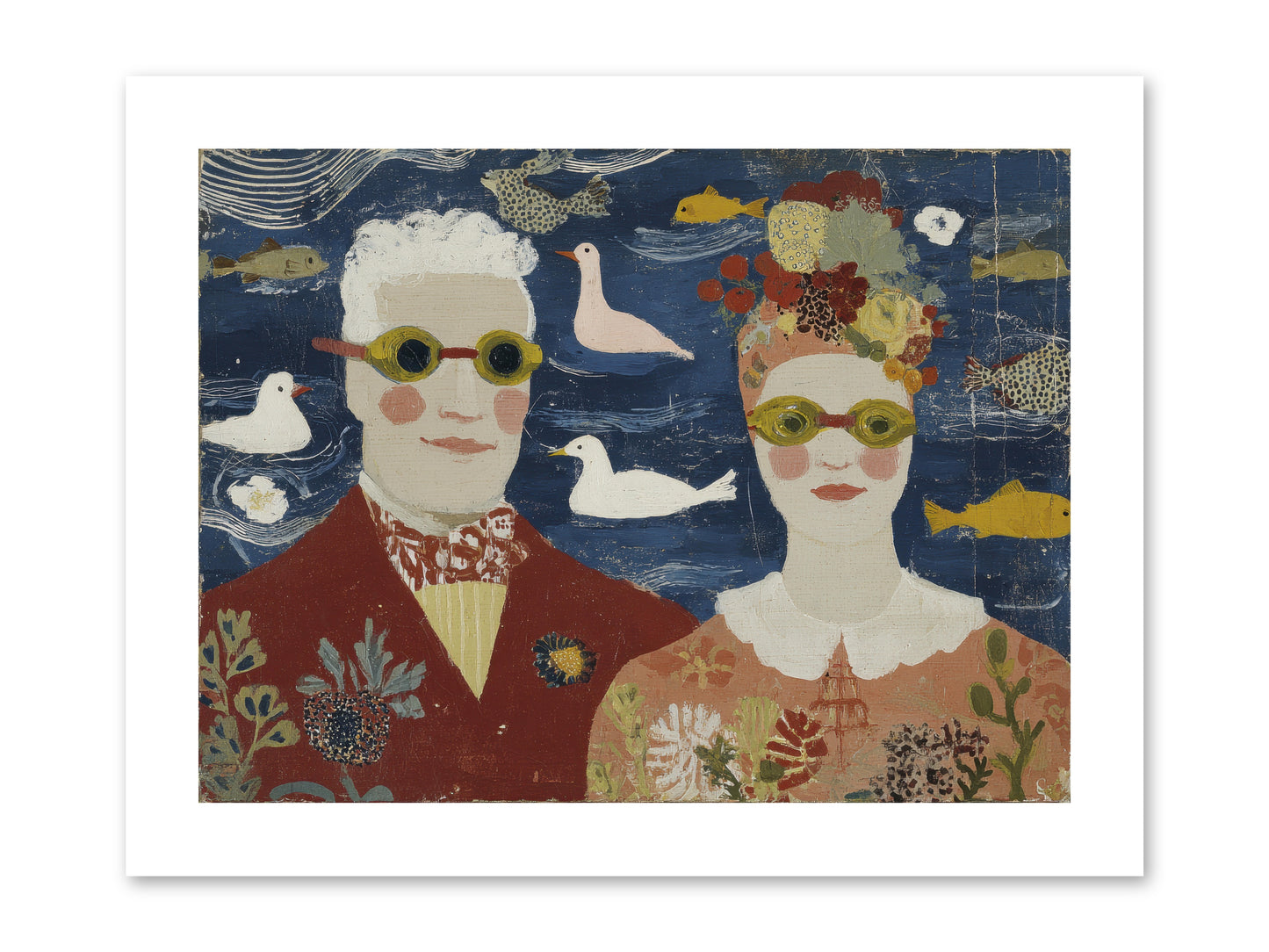 Portrait of Pure Delight -- Paper Print 12x9