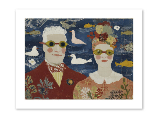 Portrait of Pure Delight -- Paper Print 12x9