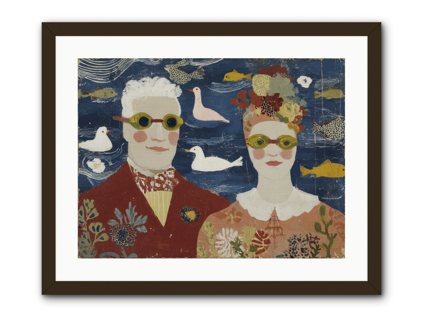 Portrait of Pure Delight -- Framed Print - Black 24x18