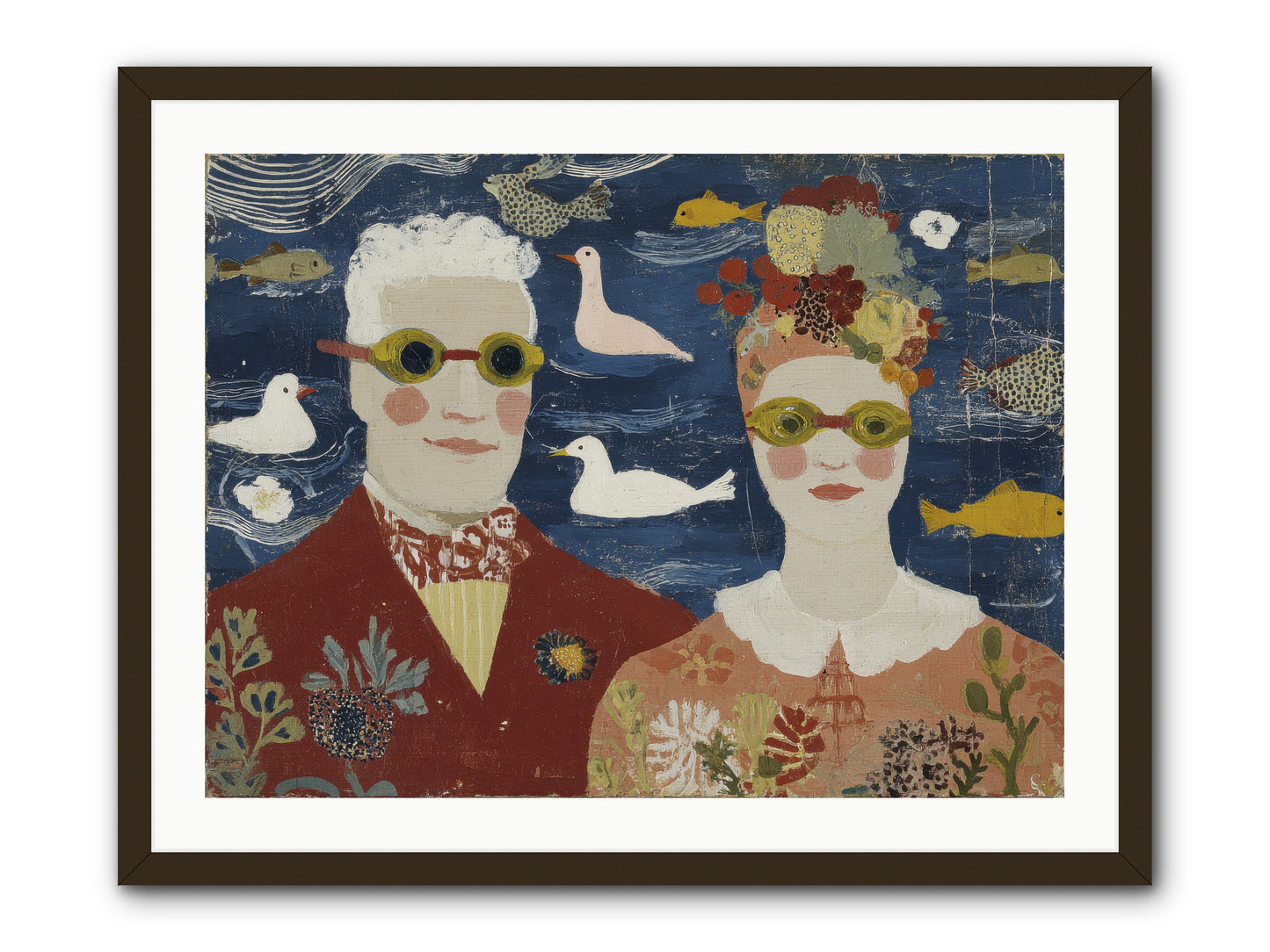 Portrait of Pure Delight -- Framed Print - Black 32x24