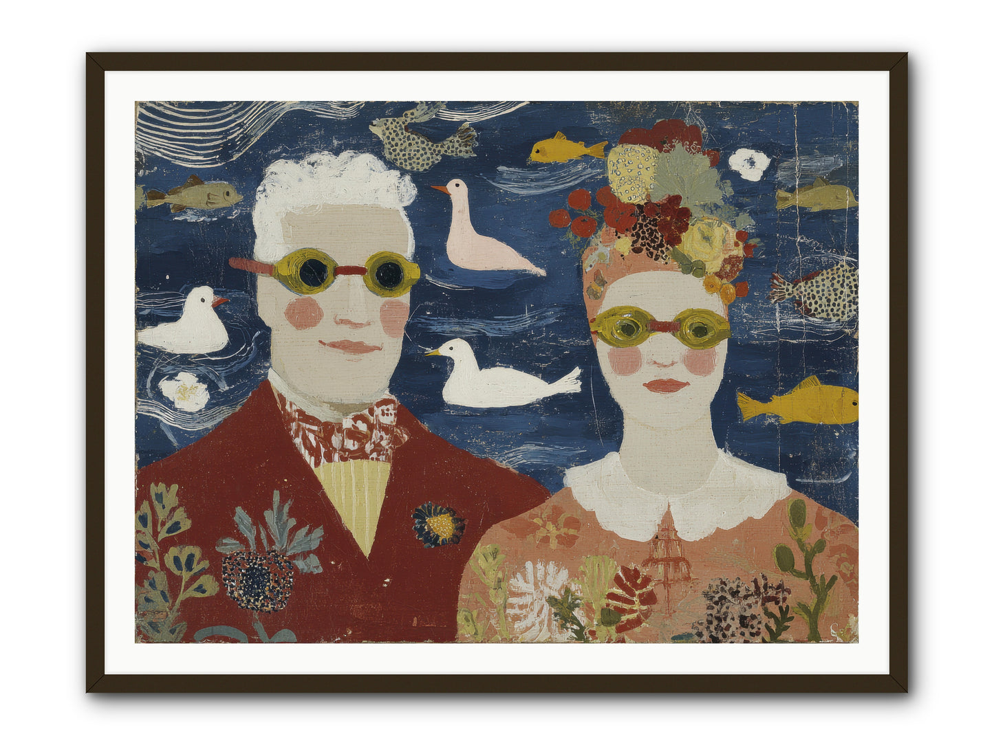 Portrait of Pure Delight -- Framed Print - Black 48x36