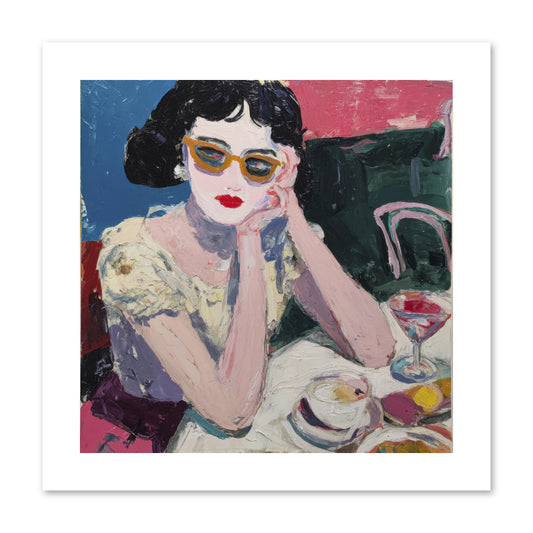 Portrait of Quiet Defiance -- Paper Print 10x10