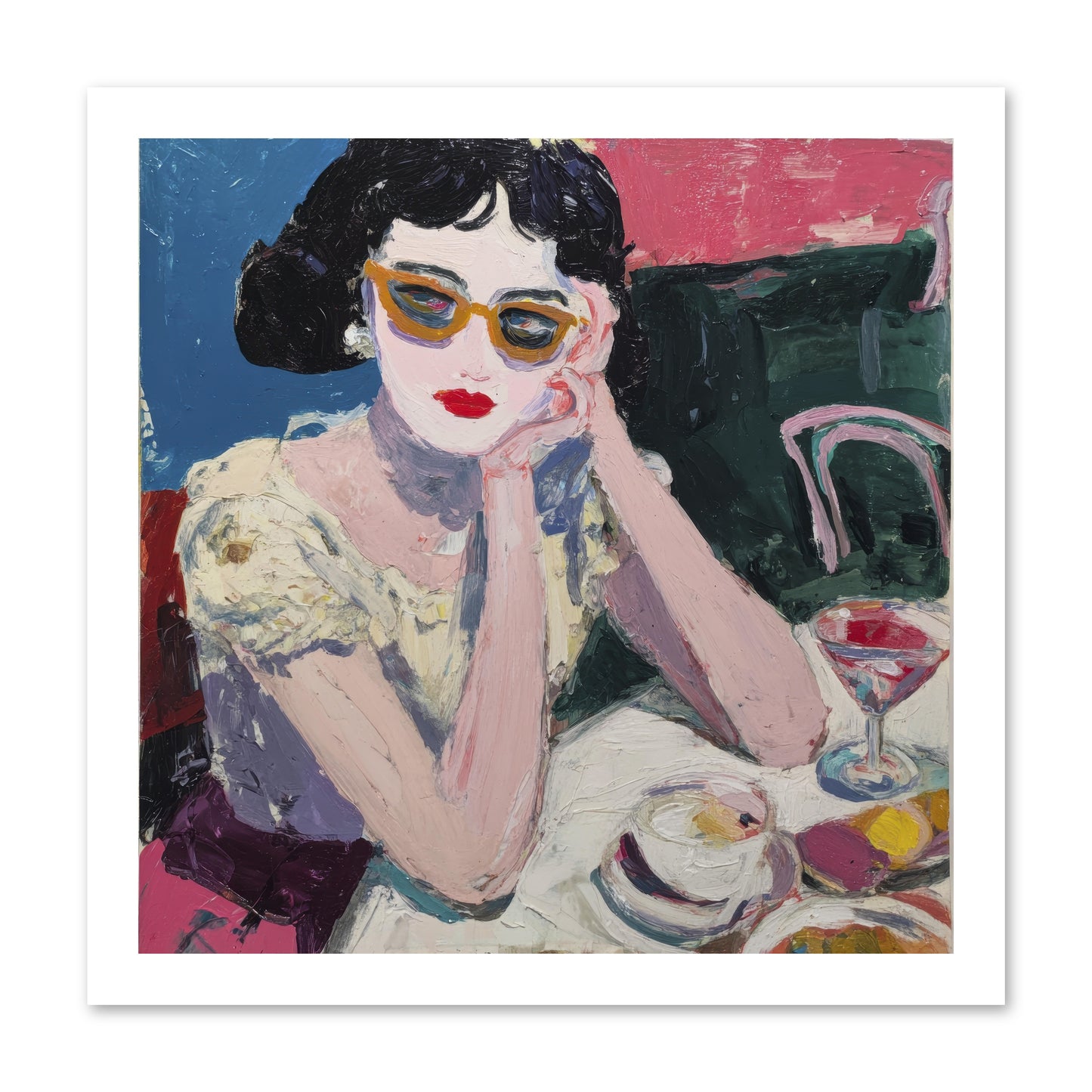Portrait of Quiet Defiance -- Paper Print 16x16