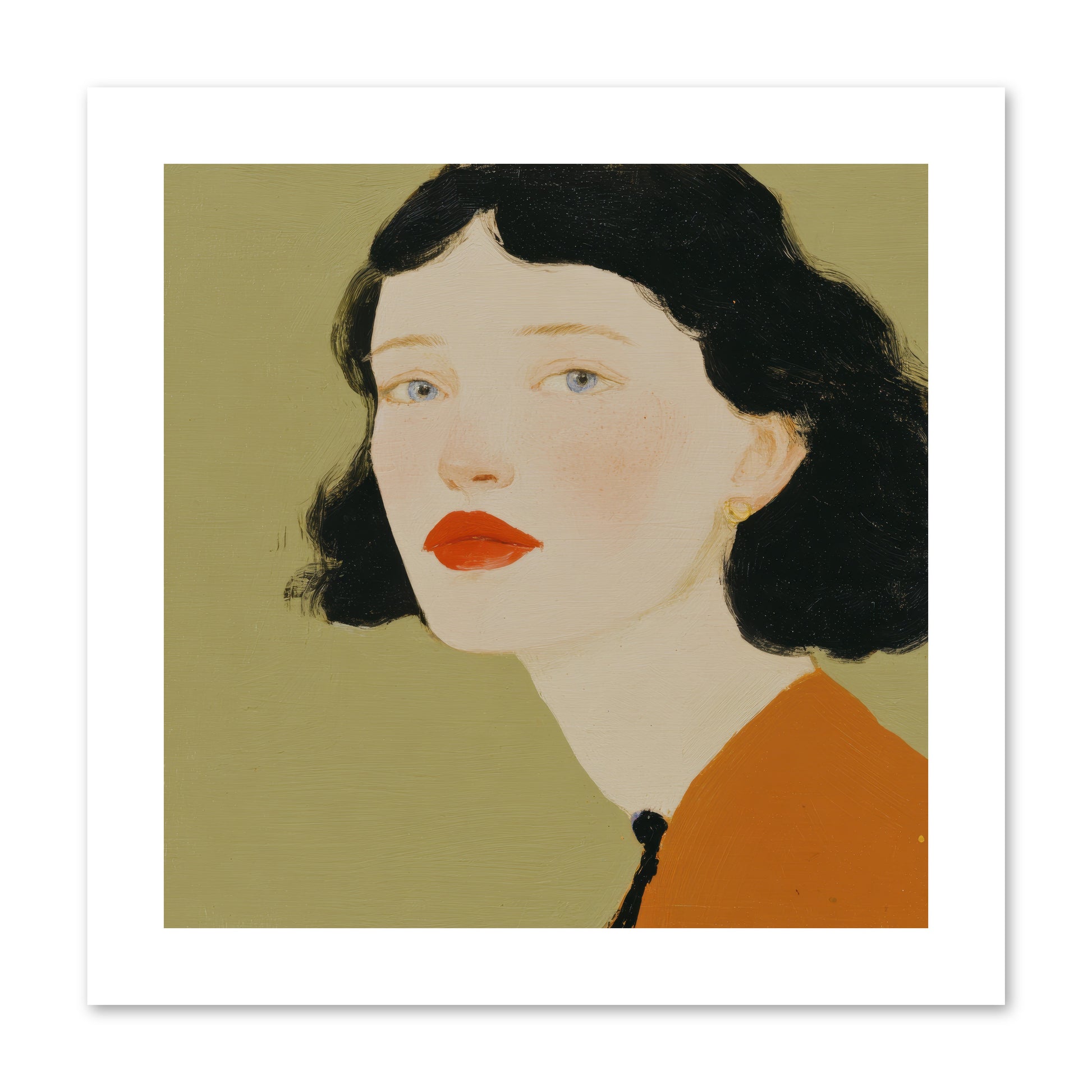 Portrait of Resolve -- Paper Print 10x10