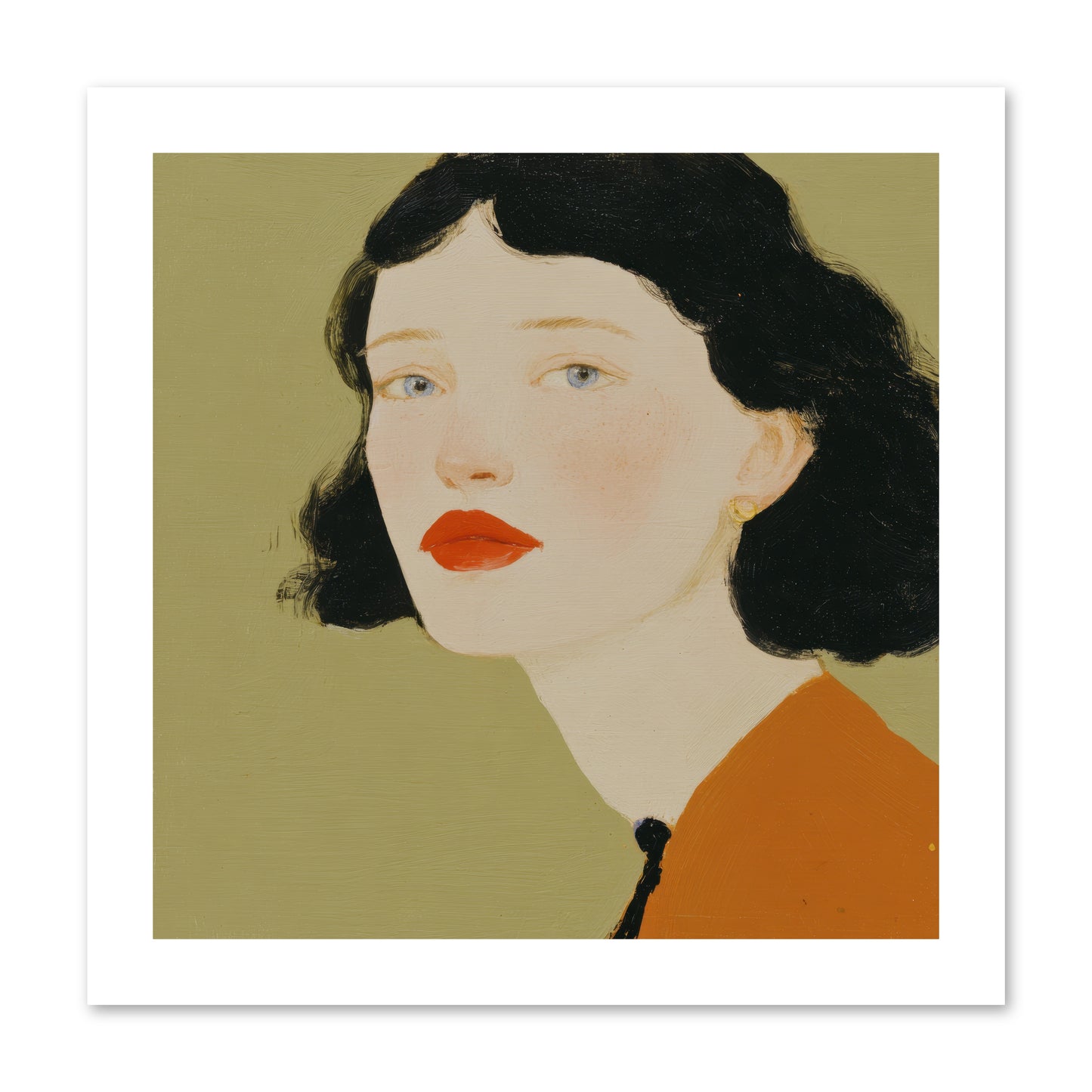 Portrait of Resolve -- Paper Print 12x12