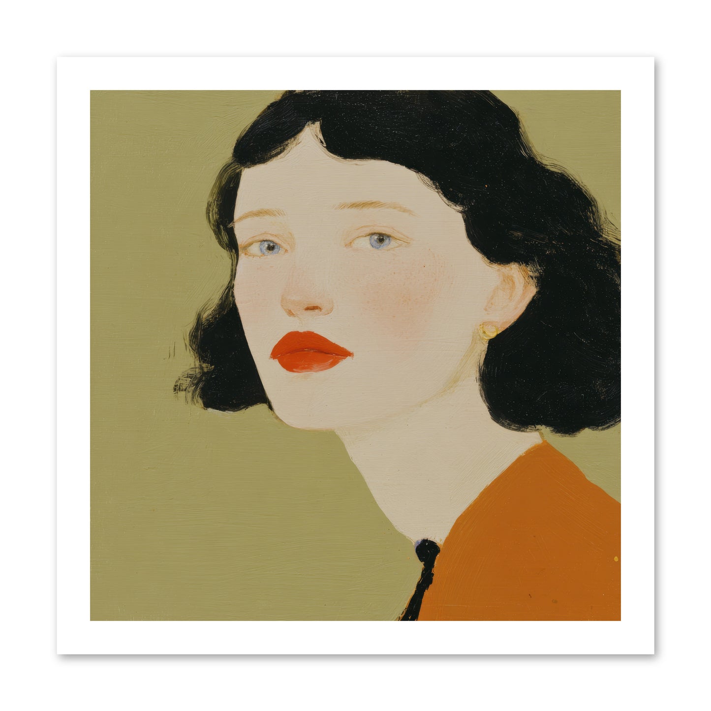 Portrait of Resolve -- Paper Print 16x16