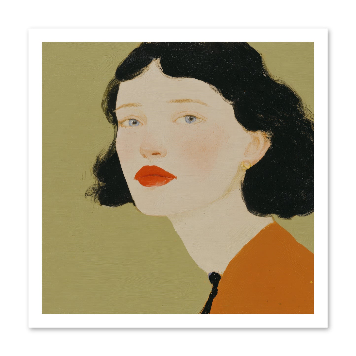 Portrait of Resolve -- Paper Print 20x20