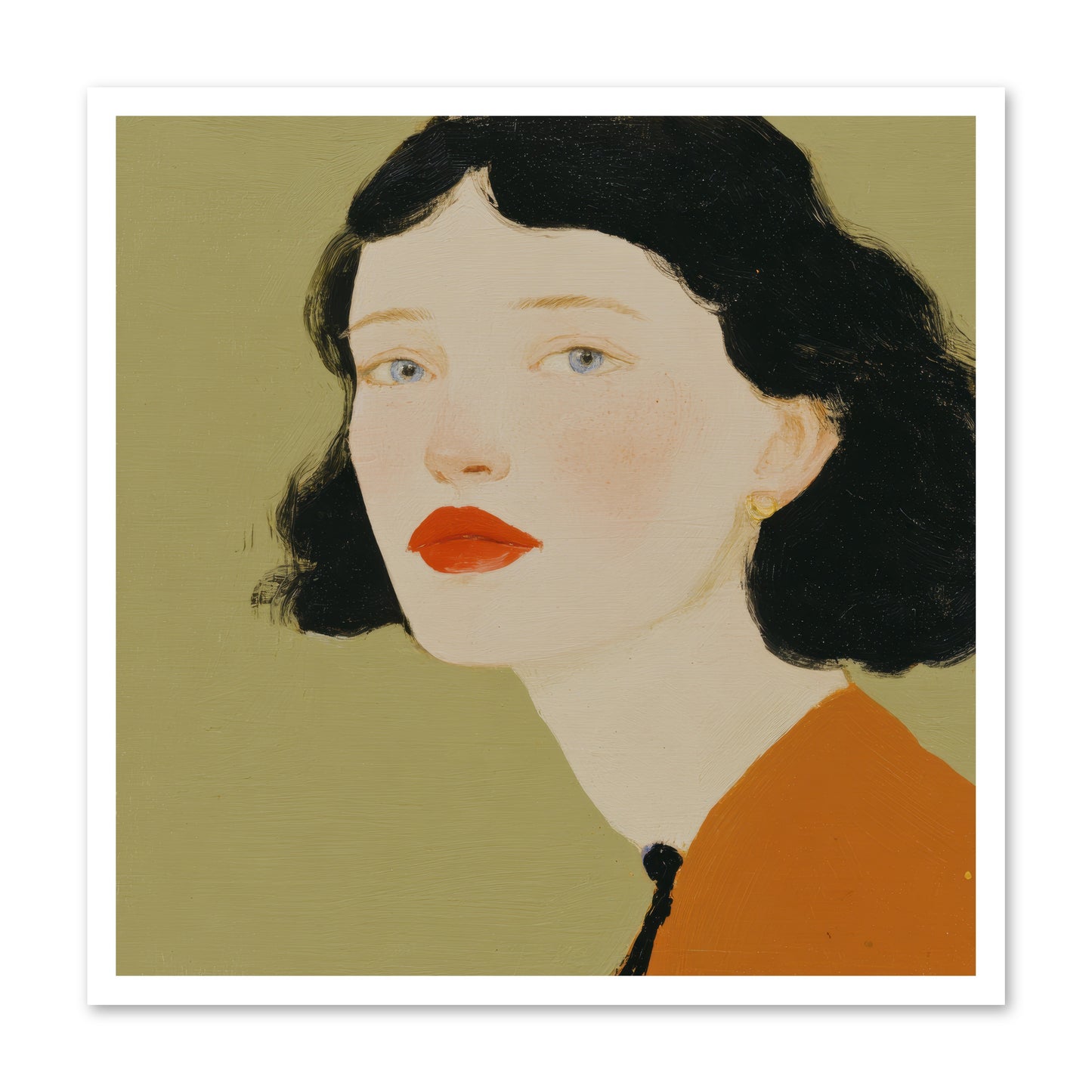 Portrait of Resolve -- Loose Canvas Print 30x30