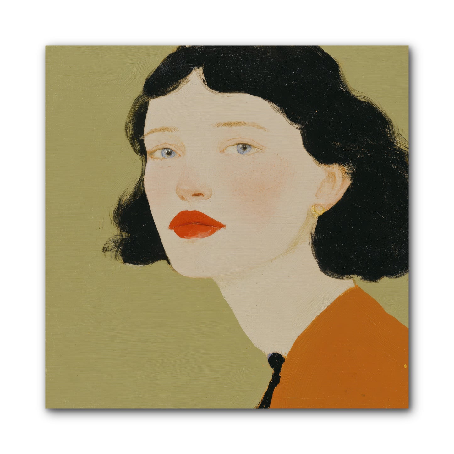 Portrait of Resolve -- Wrapped Canvas 10x10
