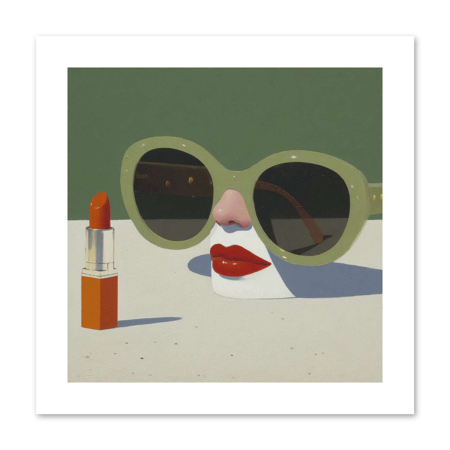 Portrait of the Vanished Self -- Loose Canvas Print 10x10