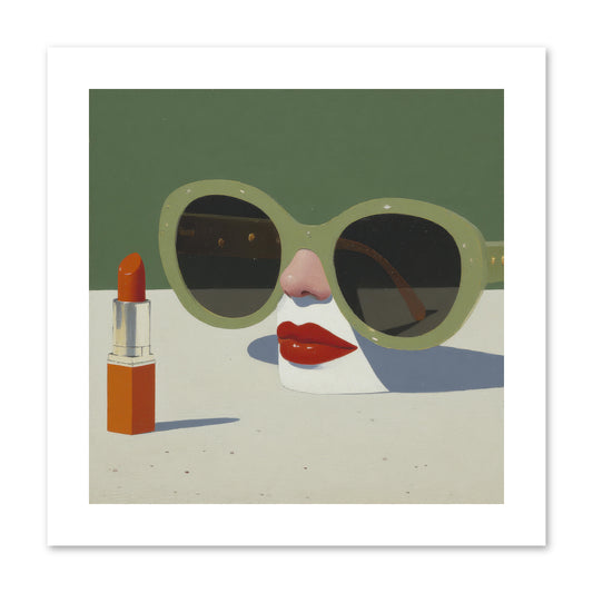 Portrait of the Vanished Self -- Paper Print 10x10