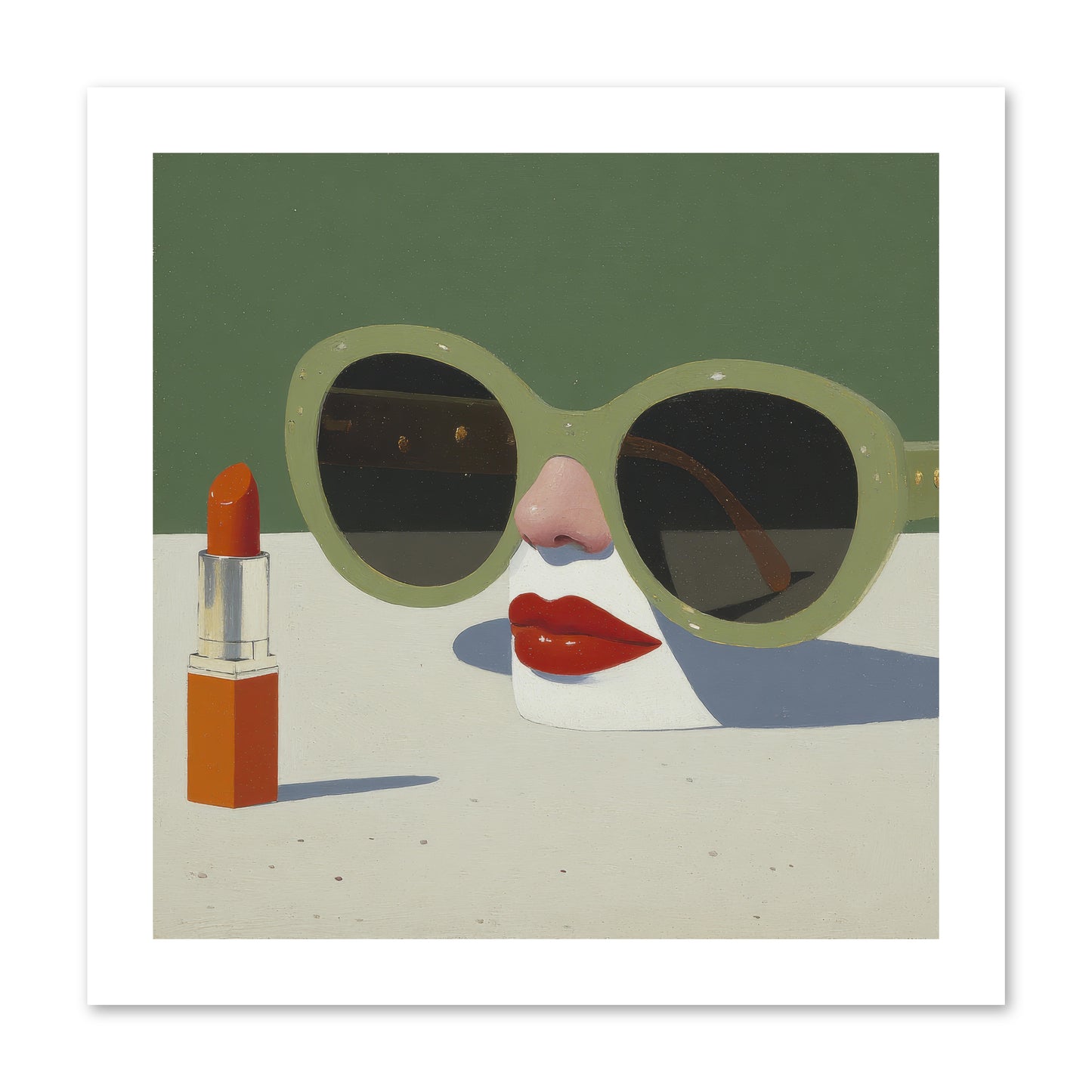 Portrait of the Vanished Self -- Paper Print 12x12