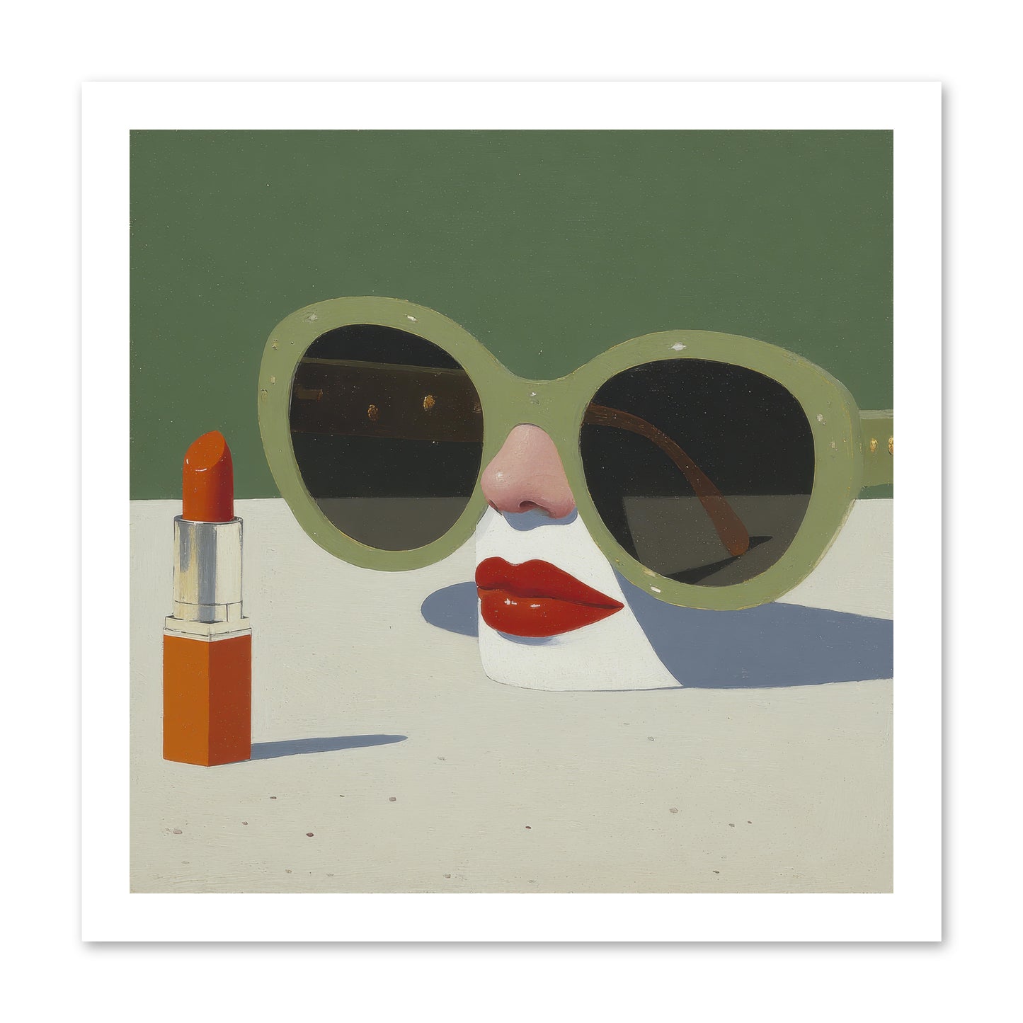 Portrait of the Vanished Self -- Paper Print 16x16