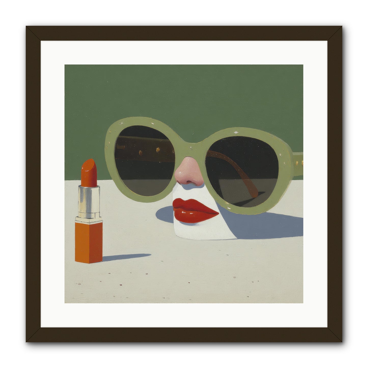 Portrait of the Vanished Self -- Framed Print - Black 20x20