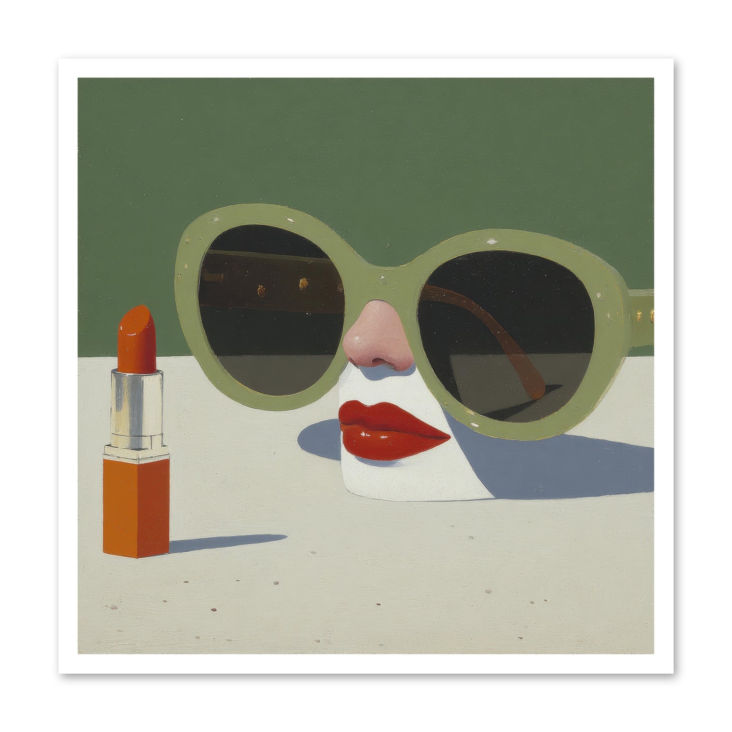 Portrait of the Vanished Self -- Loose Canvas Print 30x30