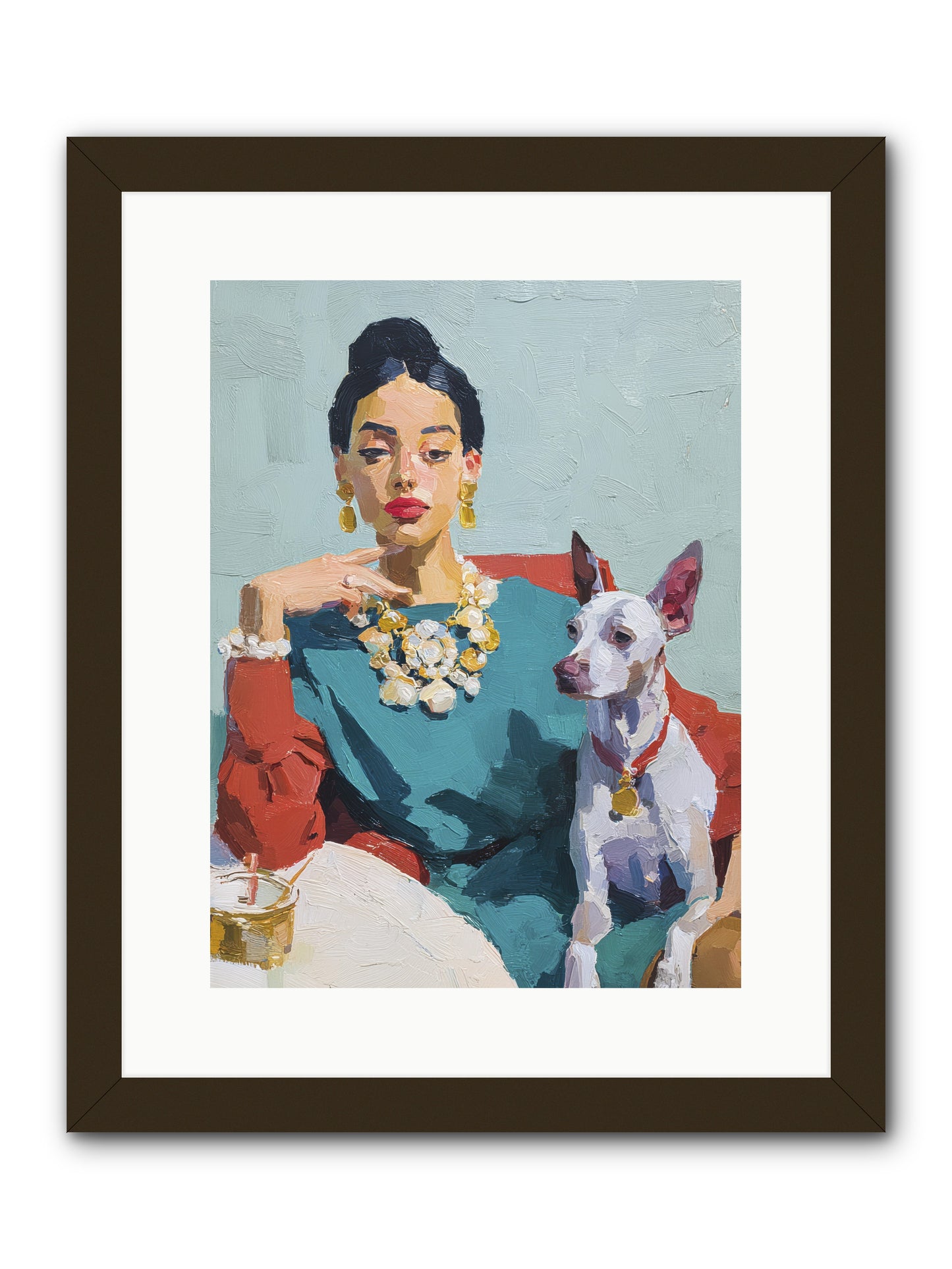 Portraits from Clover Lane -- Framed Print - Black 12x16
