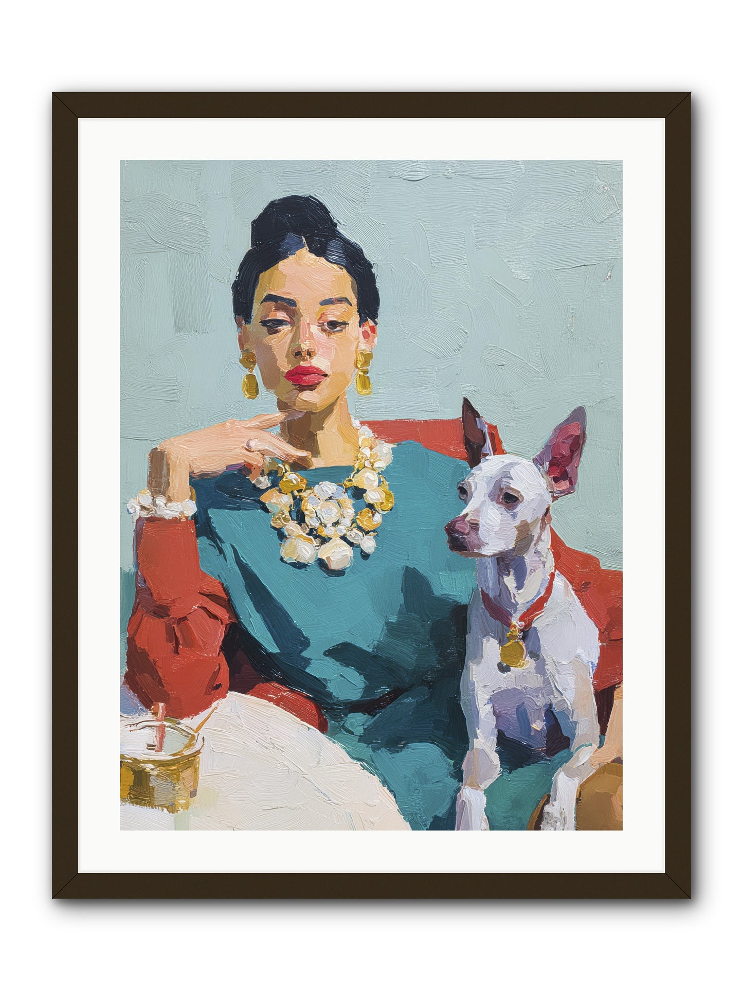 Portraits from Clover Lane -- Framed Print - Black 24x32