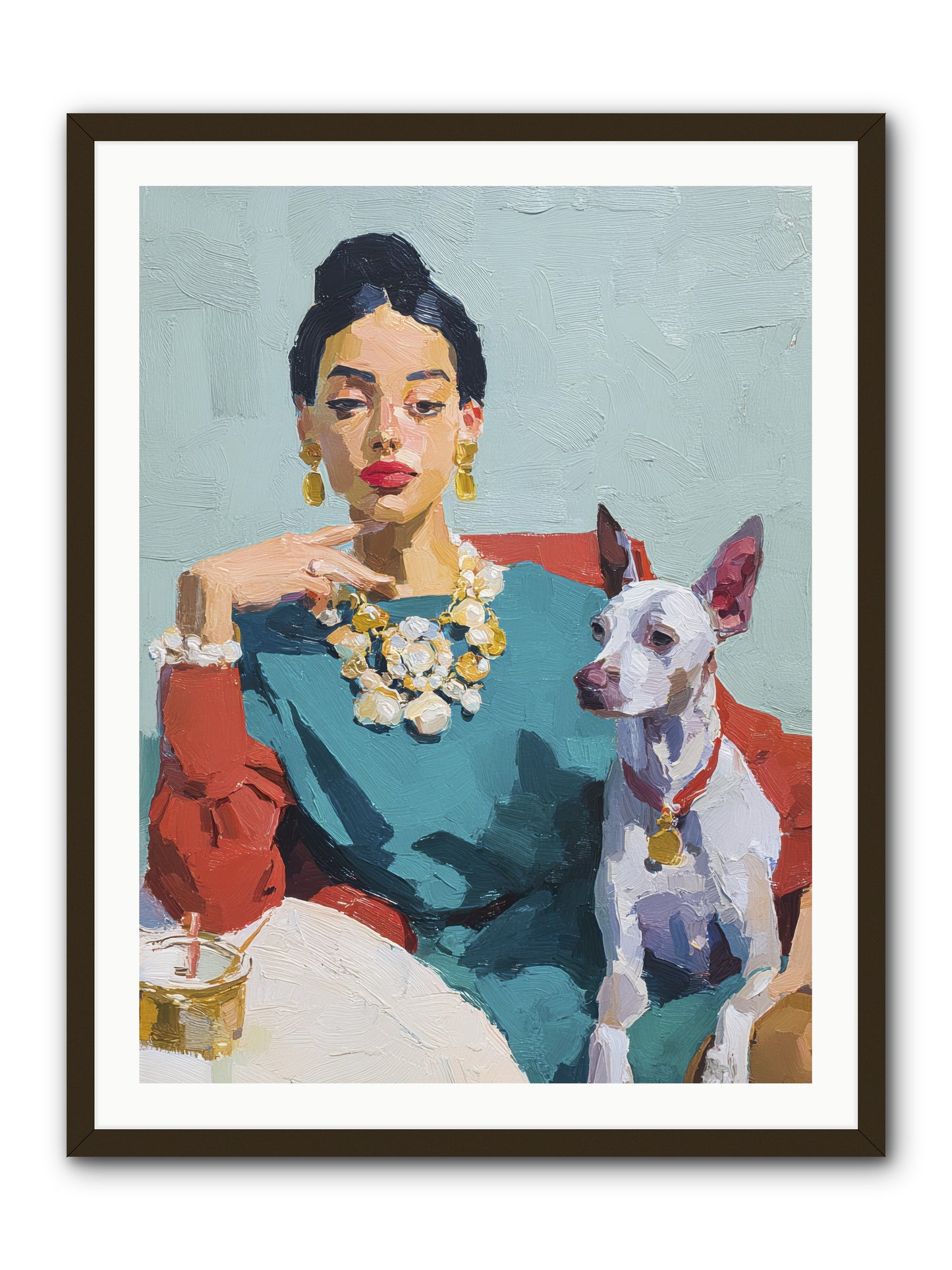 Portraits from Clover Lane -- Framed Print - Black 30x40