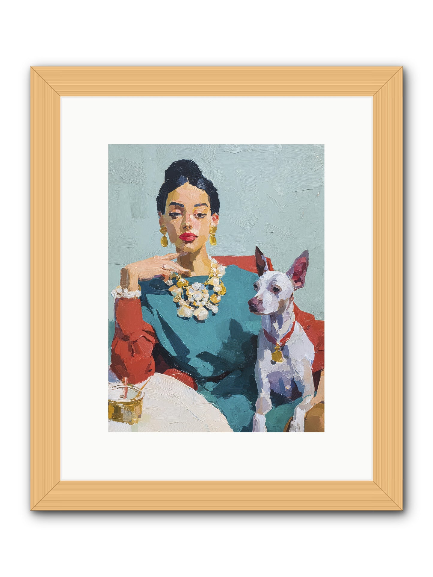 Portraits from Clover Lane -- Framed Print - Natural 9x12