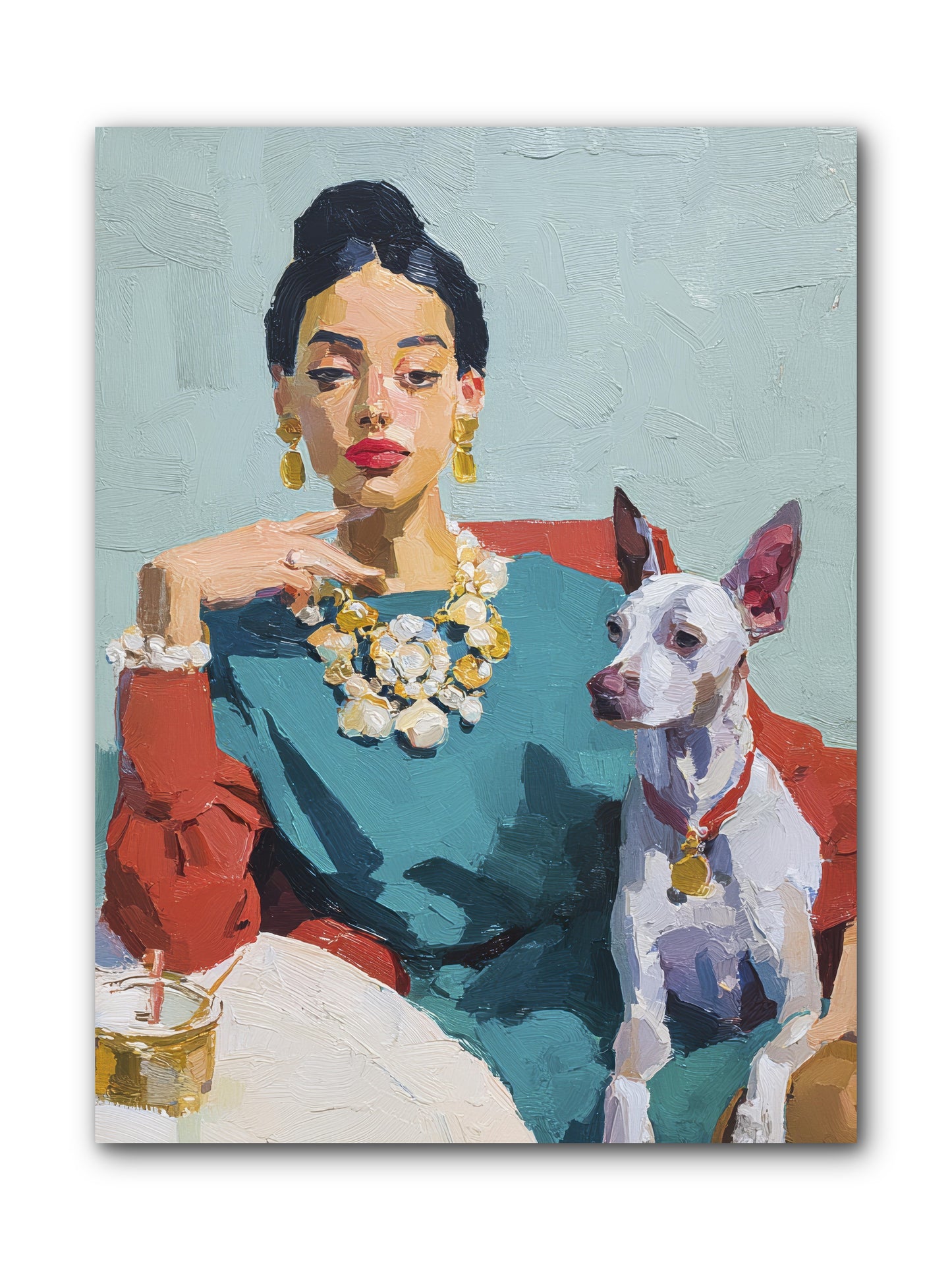 Portraits from Clover Lane -- Wrapped Canvas 9x12