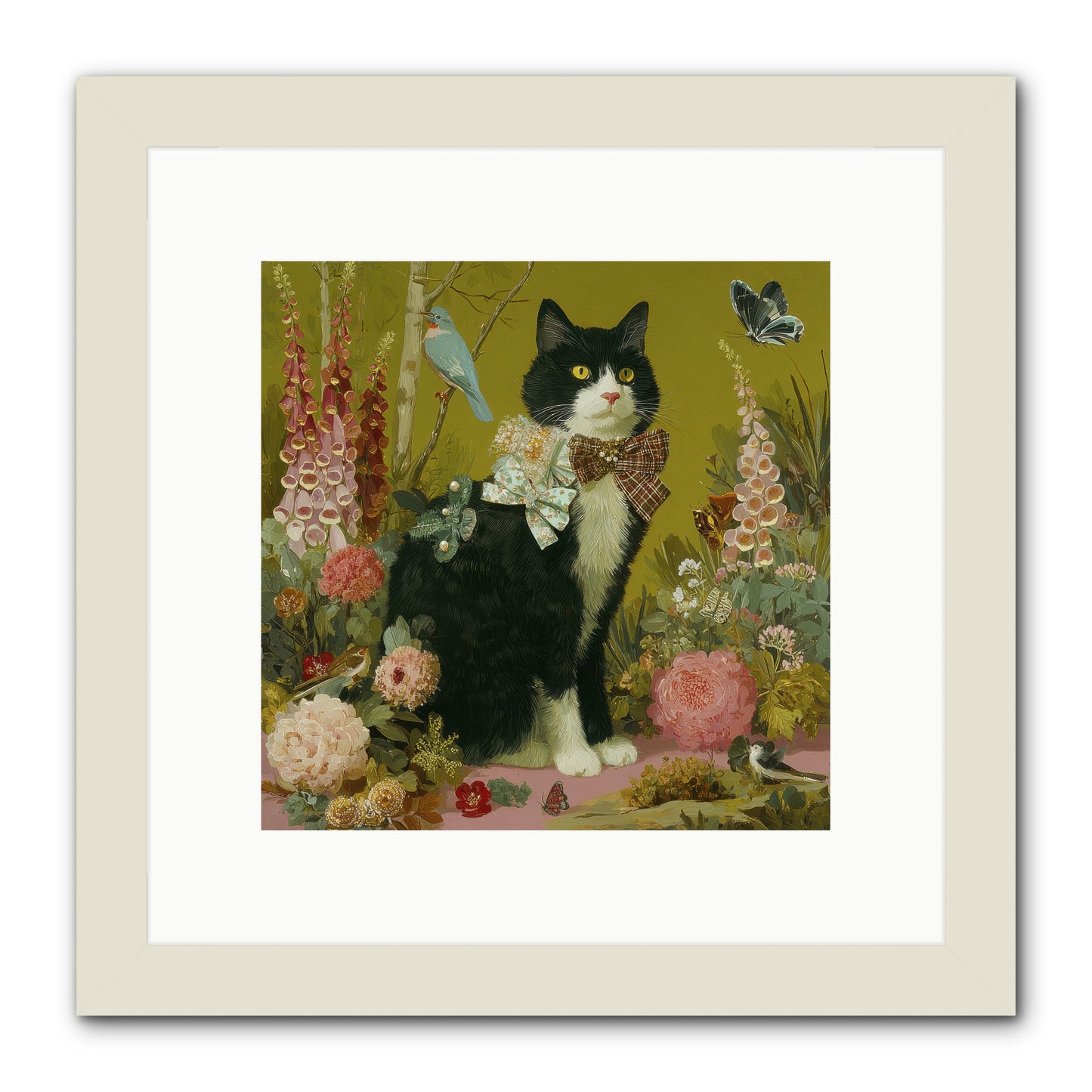 Portraits of June -- Framed Print - White 10x10