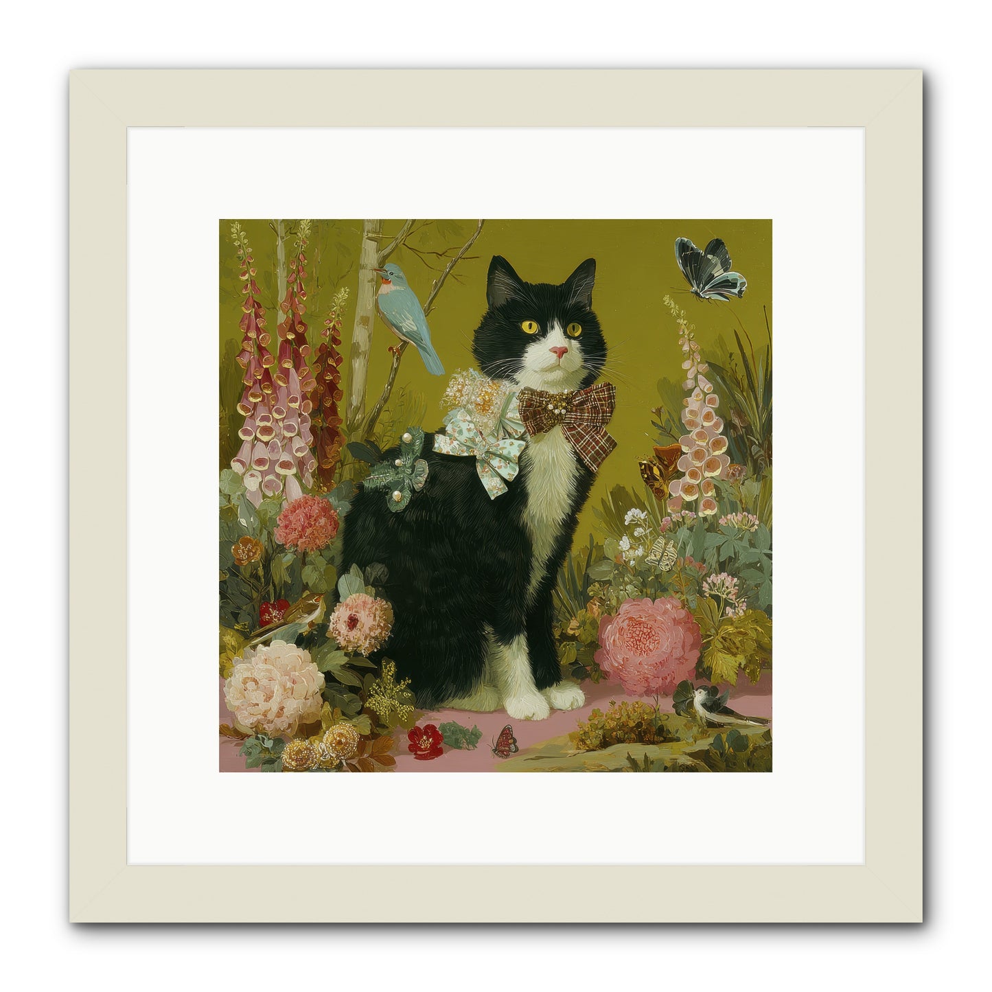 Portraits of June -- Framed Print - White 12x12