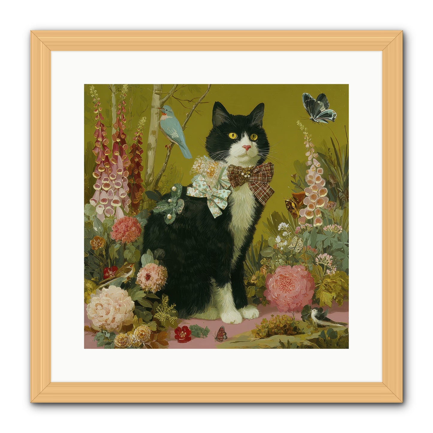 Portraits of June -- Framed Print - Natural 16x16