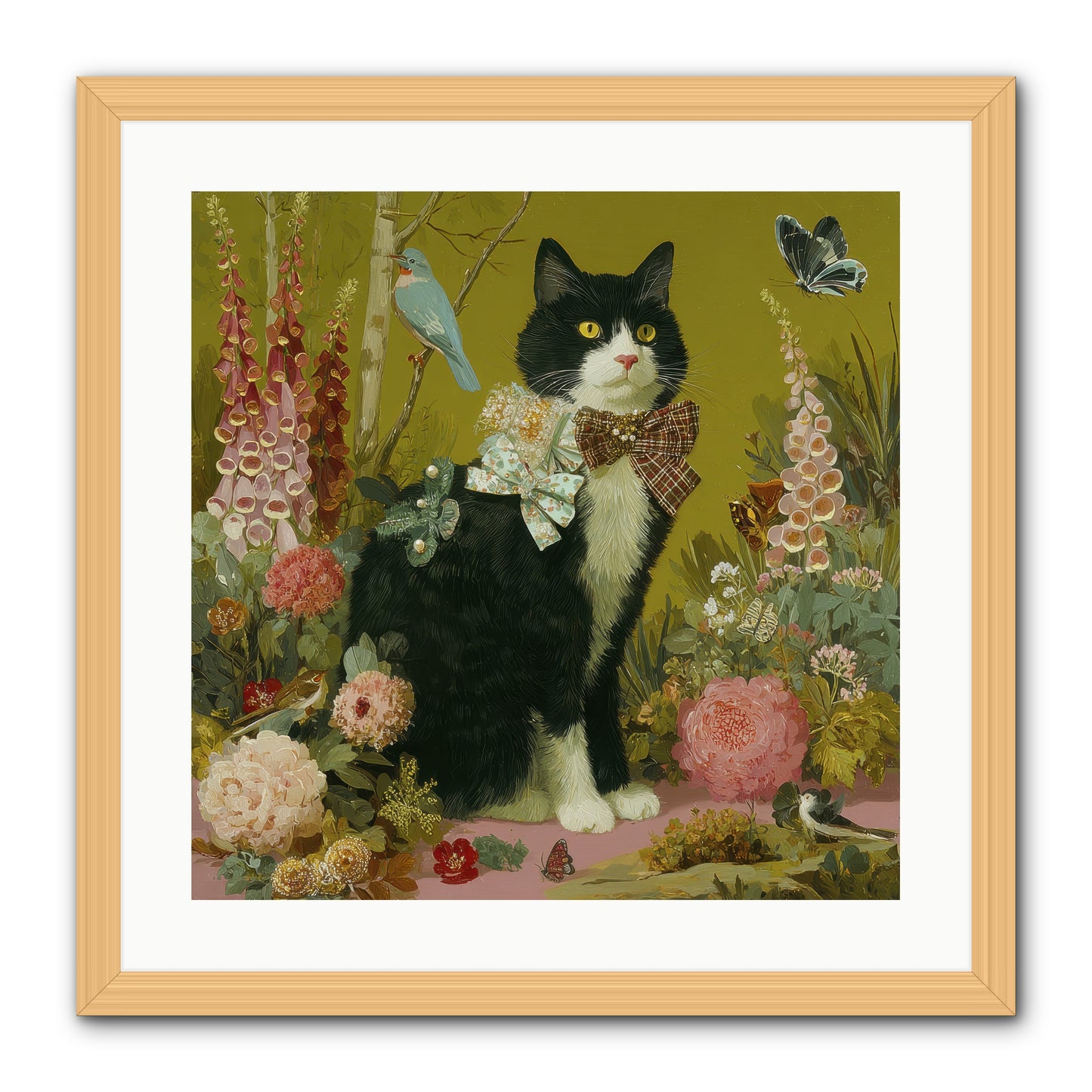 Portraits of June -- Framed Print - Natural 20x20