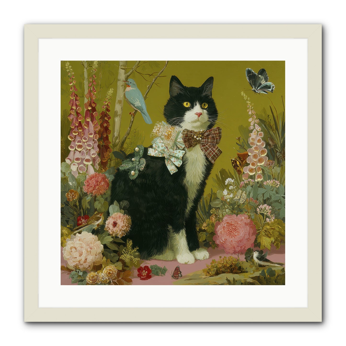 Portraits of June -- Framed Print - White 20x20