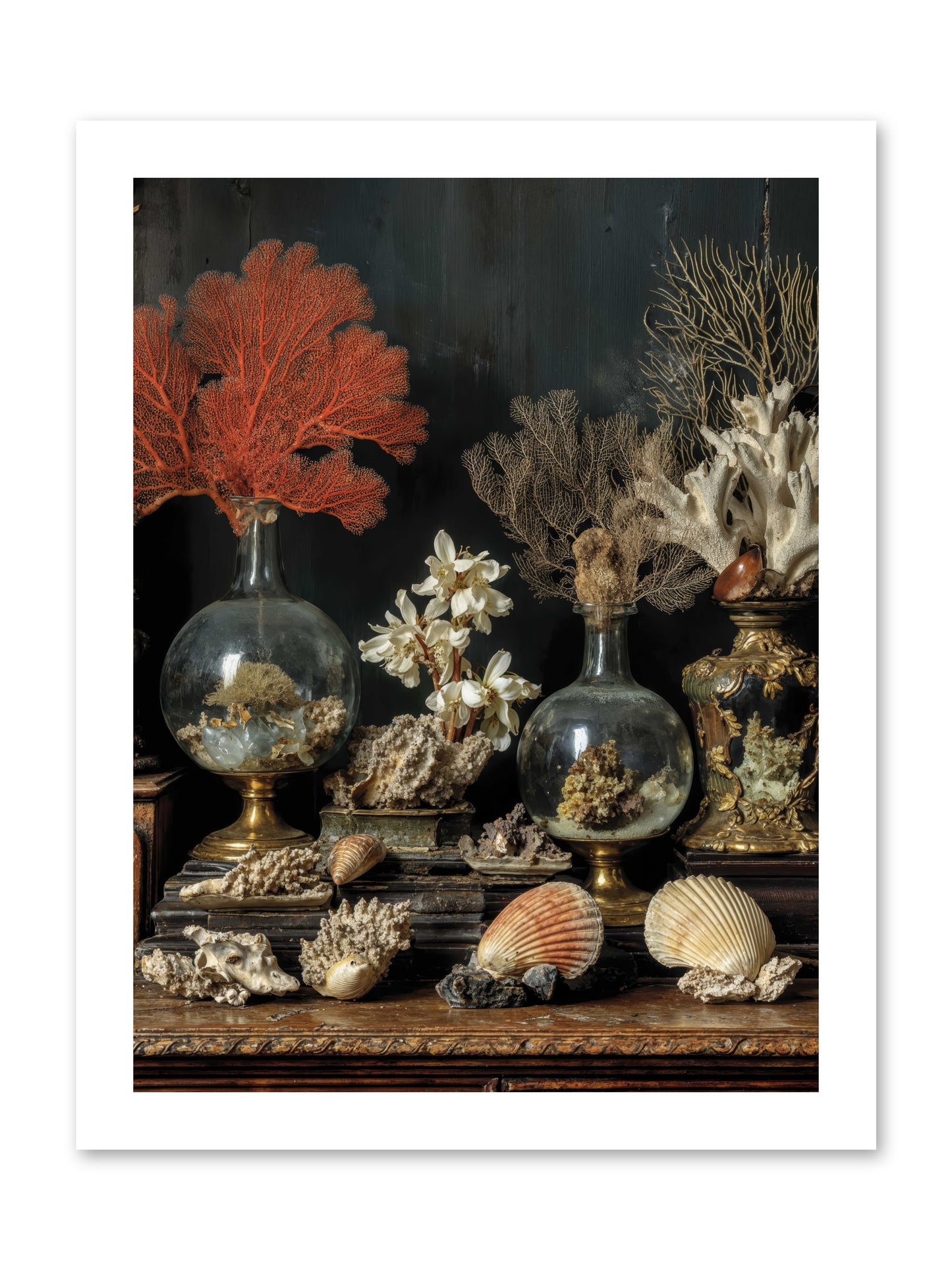 Poseidon's Delicious Hoard -- Paper Print 12x16