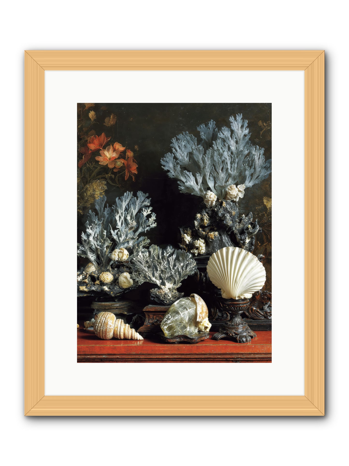 Poseidon's Love Letters -- Framed Print - Natural 12x16