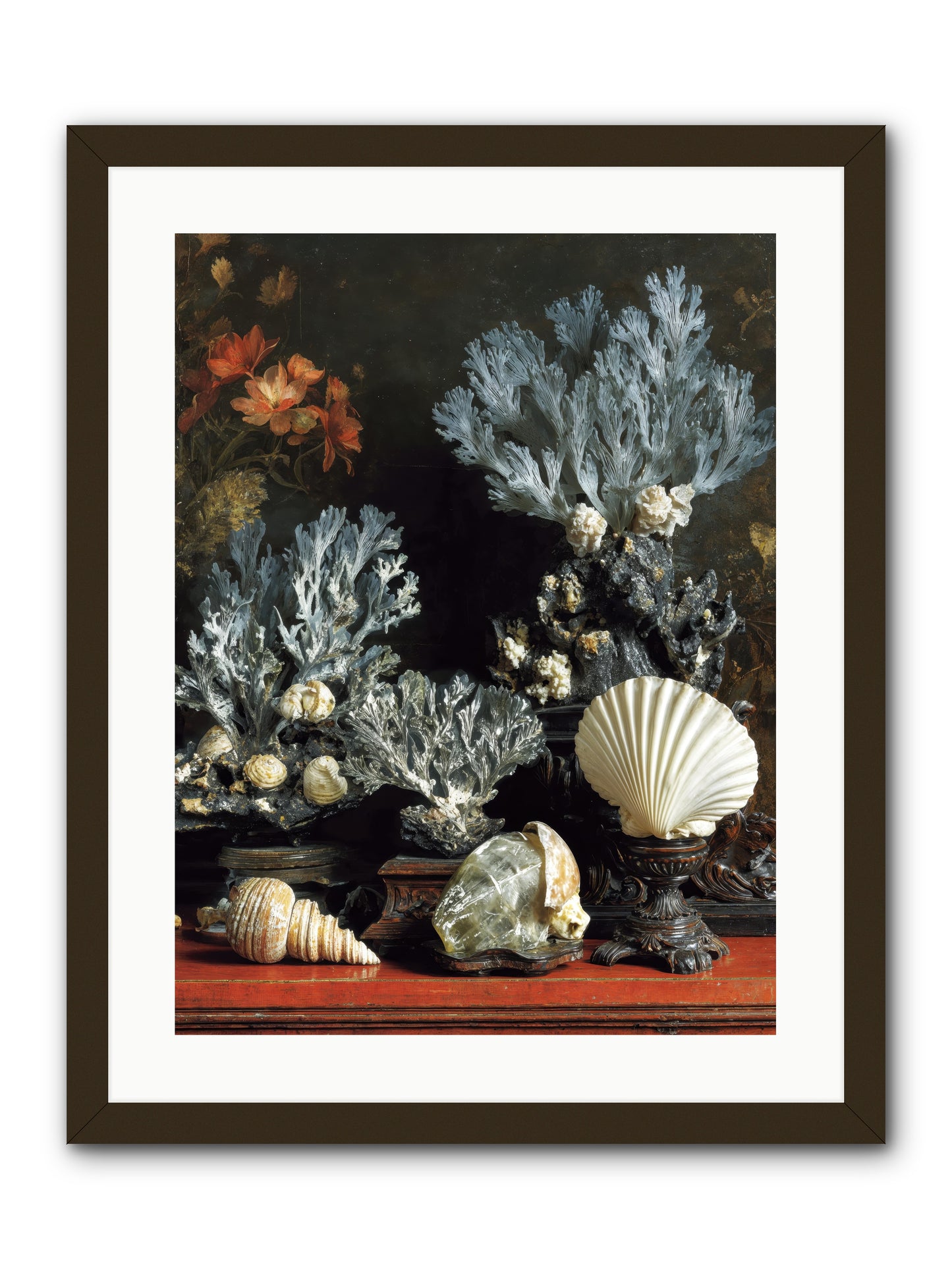 Poseidon's Love Letters -- Framed Print - Black 18x24