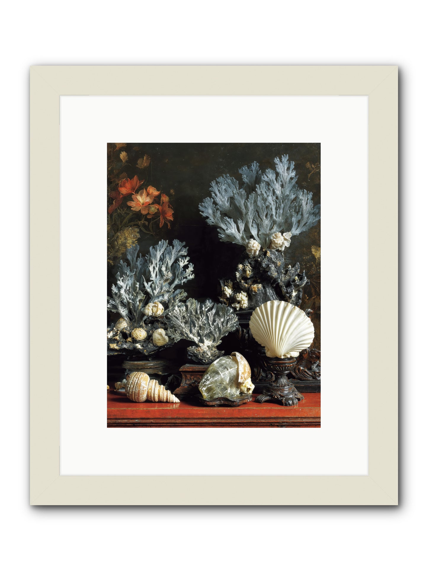 Poseidon's Love Letters -- Framed Print - White 9x12