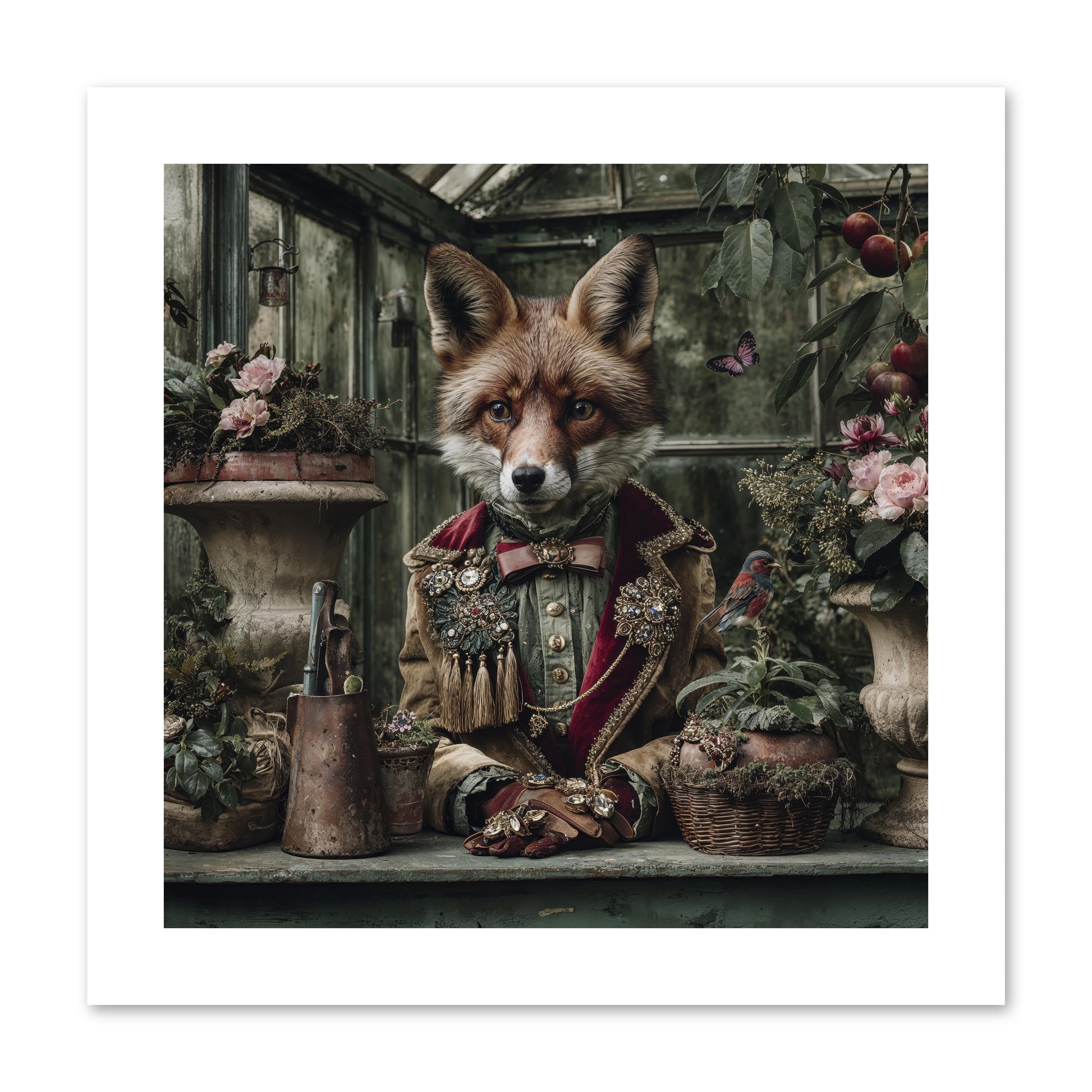 Postcards from Noon -- Paper Print 10x10